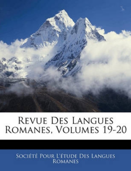 Picture of Revue Des Langues Romanes, Volumes 19-20