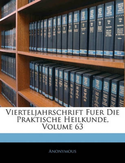 Picture of Vierteljahrschrift Fur Die Praktische Heilkunde.