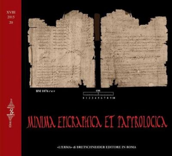 Picture of Minima Epigraphica Et Papyrologica. Anno XVIII. 20