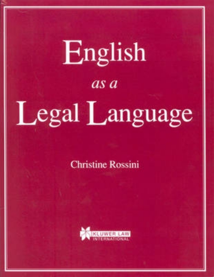 Picture of English as a Legal Language