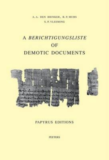 Picture of A Berichtigungsliste of Demotic Documents