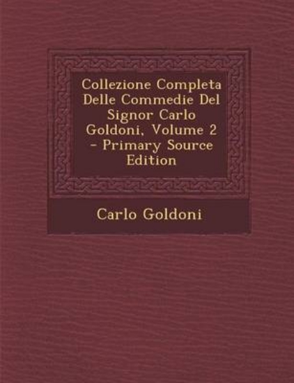 Picture of Collezione Completa Delle Commedie del Signor Carl