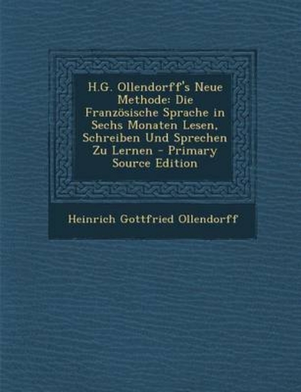 Picture of H.G. Ollendorff's Neue Methode