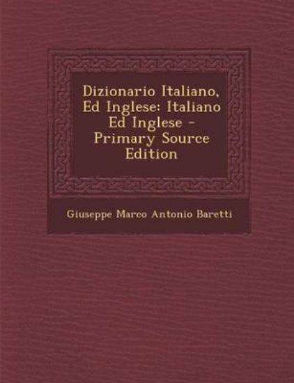 Picture of Dizionario Italiano, Ed Inglese