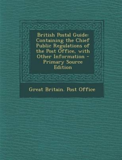 Picture of British Postal Guide