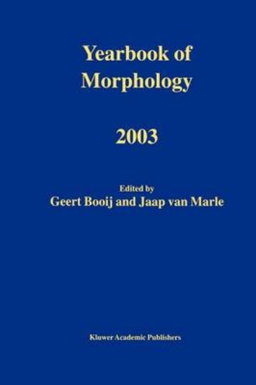 Picture of Yearbook of Morphology 2003