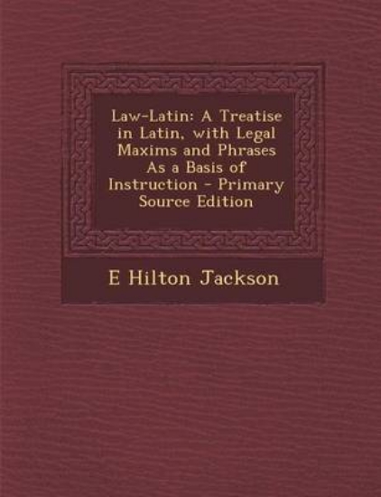 Picture of Law-Latin