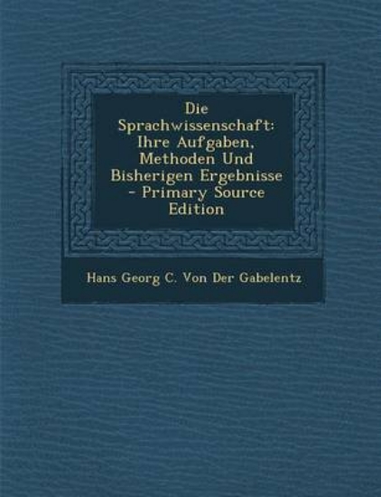 Picture of Die Sprachwissenschaft