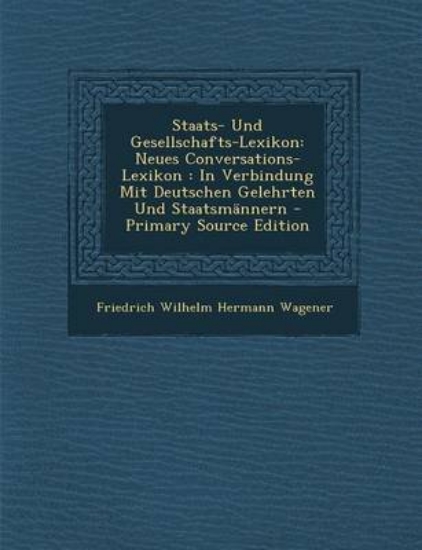 Picture of Staats- Und Gesellschafts-Lexikon