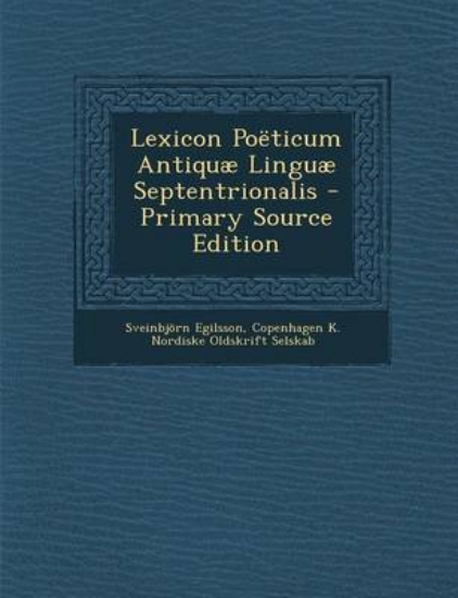 Picture of Lexicon Poeticum Antiquae Linguae Septentrionalis