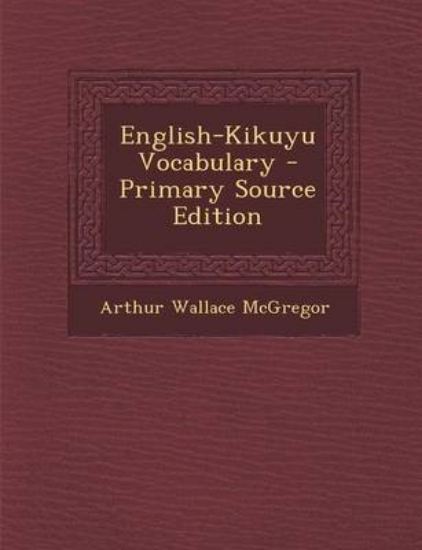 Picture of English-Kikuyu Vocabulary