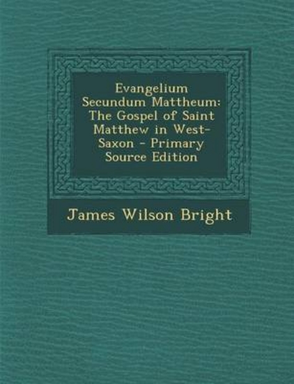 Picture of Evangelium Secundum Mattheum