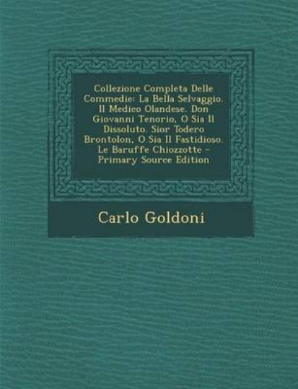 Picture of Collezione Completa Delle Commedie