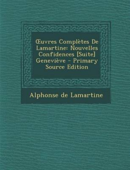 Picture of Uvres Completes de Lamartine