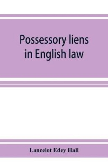 Picture of Possessory liens in English law