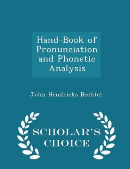 Picture of Hand-Book of Pronunciation and Phonetic Analysis -