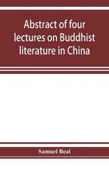 Picture of Abstract of four lectures on Buddhist literature i