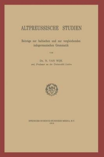 Picture of Altpreussische Studien