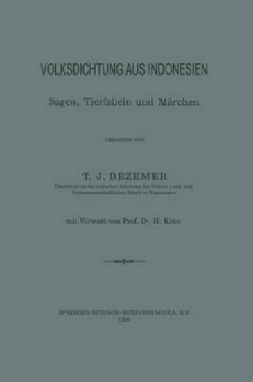 Picture of Volksdichtung Aus Indonesien