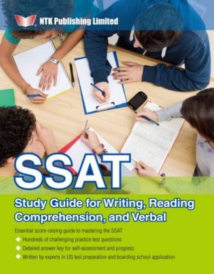 Picture of SSAT Study Guide for Writing, Reading Comprehensio