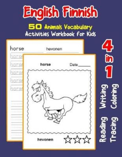 Picture of English Finnish 50 Animals Vocabulary Activities W