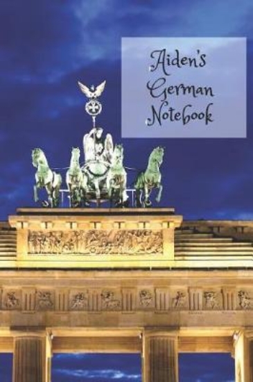 Picture of Aiden's German Notebook