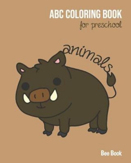 Picture of Animals ABC Coloring Book For Preschool