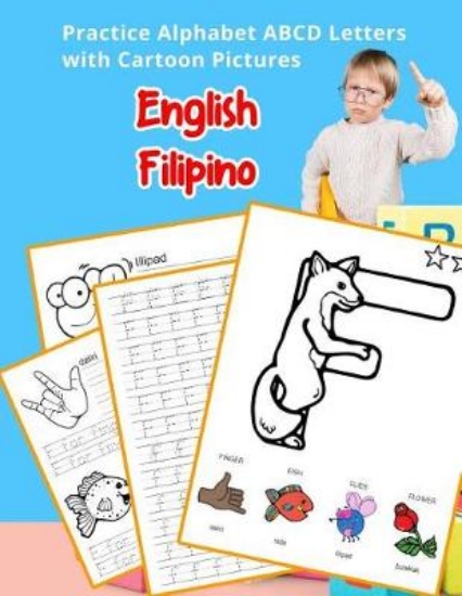 Picture of English Filipino Practice Alphabet ABCD letters wi