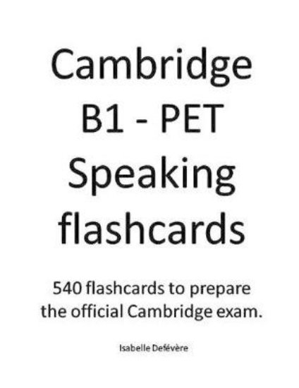 Picture of Cambridge B1 - PET Speaking flashcards