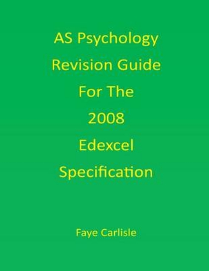 Picture of As Psychology Revision Guide for the Edexcel Speci