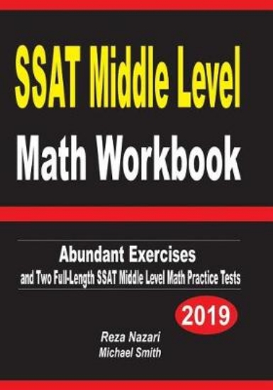 Picture of SSAT Middle Level Math Workbook