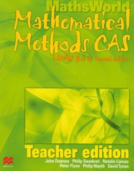 Picture of MathsWorld Maths Methods Teacher Edition for Units