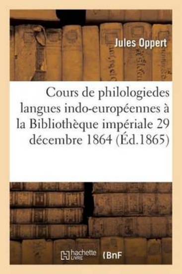 Picture of Ouverture Du Cours de Philologie Compar e Des Lang