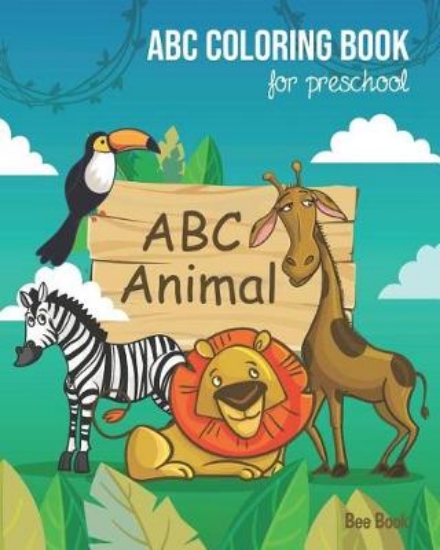 Picture of Animals ABC Coloring Book For Preschool