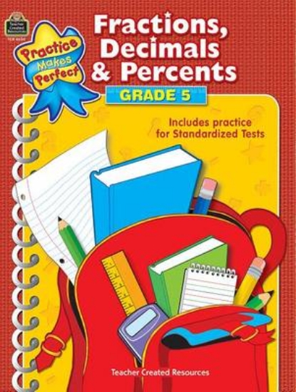 Picture of Fractions, Decimals & Percents, Grade 5