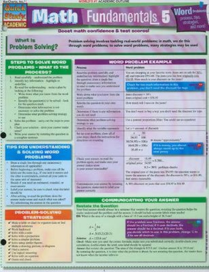 Picture of Math Fundamentals 5: Word Problems