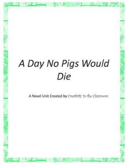 Picture of A Day No Pigs Would Die