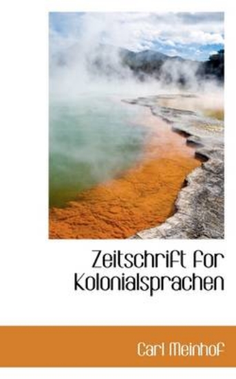 Picture of Zeitschrift for Kolonialsprachen