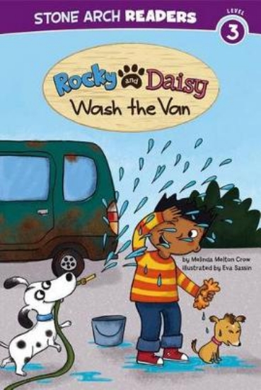 Picture of Rocky and Daisy Wash the Van