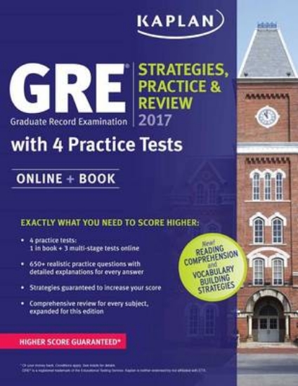 Picture of GRE 2017 Strategies, Practice & Review with 4 Prac