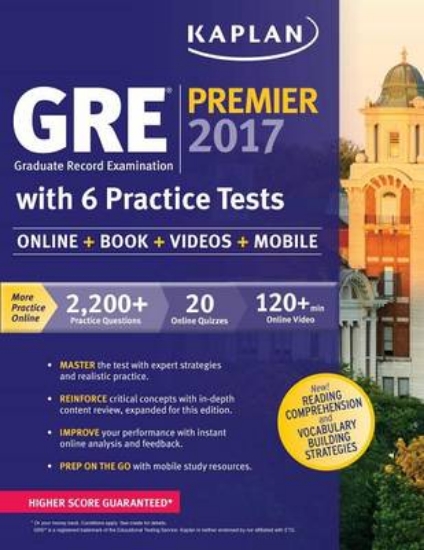 Picture of GRE Premier 2017 with 6 Practice Tests