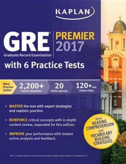 Picture of GRE Premier 2017 with 6 Practice Tests