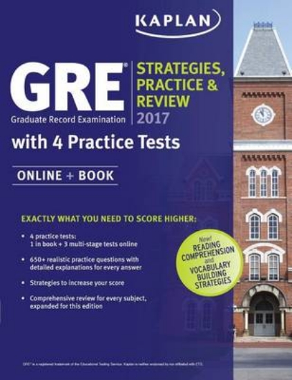 Picture of GRE 2017 Strategies, Practice & Review with 4 Prac