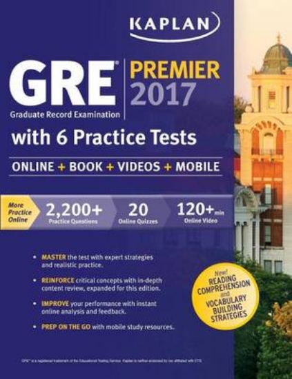 Picture of GRE Premier 2017 with 6 Practice Tests