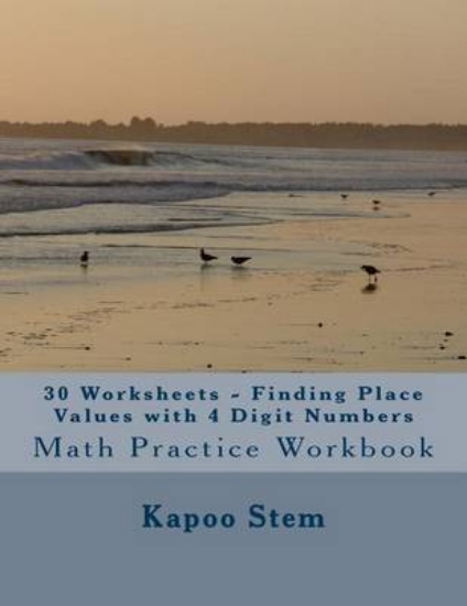 Picture of 30 Worksheets - Finding Place Values with 4 Digit