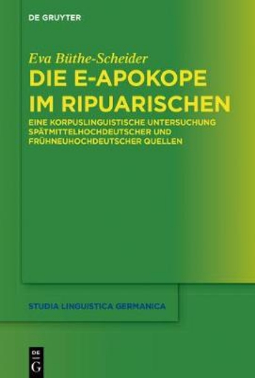 Picture of Die E-Apokope Im Ripuarischen