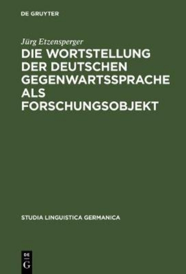 Picture of Die Wortstellung Der Deutschen Gegenwartssprache A