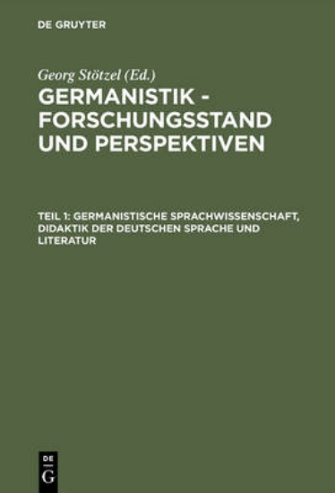 Picture of Germanistik - Forschungsstand und Perspektiven, Te