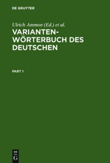 Picture of Variantenwï¿½rterbuch Des Deutschen