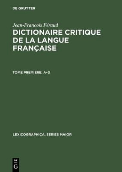 Picture of Dictionaire Critique de la Langue Francaise